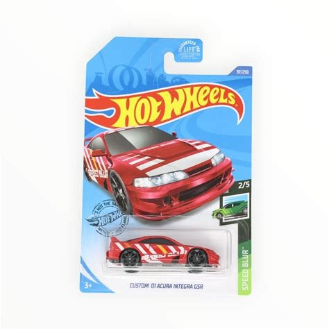Hot Wheels Custom '01 Acura Integra GSR 97/250 - Red - 2020 Mainline