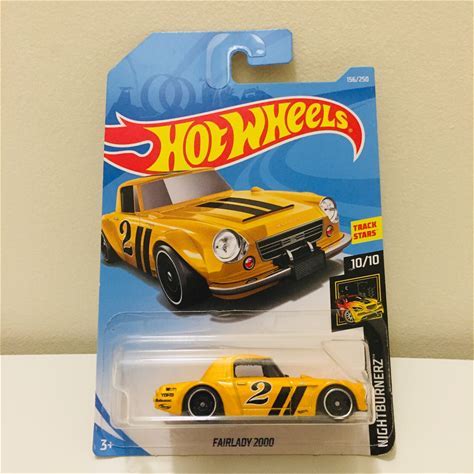 Hot Wheels Fairlady 2000 Yellow Datsun Nissan Nightburnerz 2019 Combined Postage