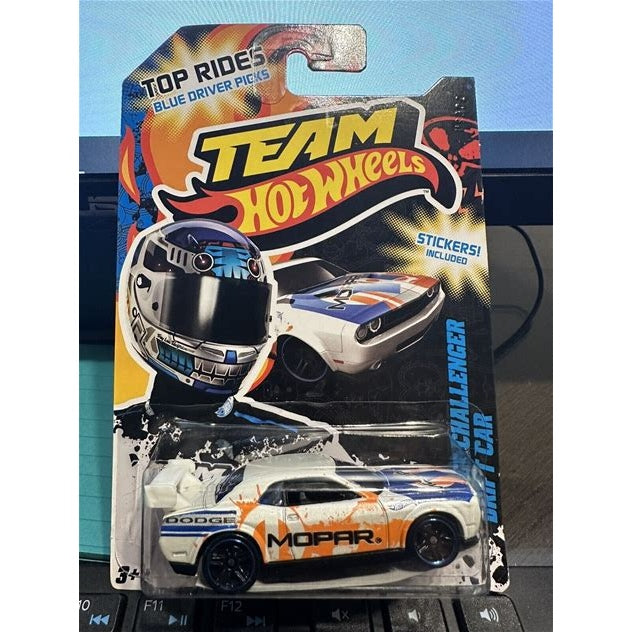 Team Hot Wheels Top Rides Blue Driver Picks Dodge Challenger Drift Car Mopar. Hot Wheels.