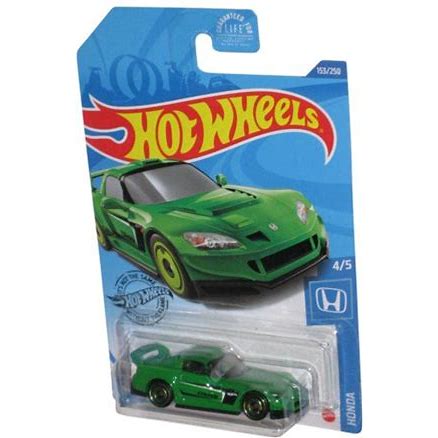 Hot Wheels Honda S2000 4/5 (2017) Green Die-Cast Toy Car 153/250