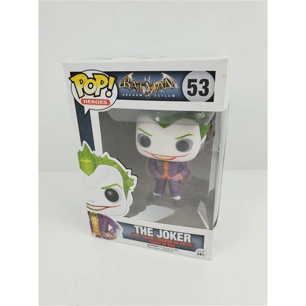 Funko Pop! DC Heroes Batman Arkham Asylum 53 The Joker Hot Topic Early Releas