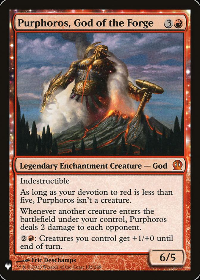 Purphoros, God of the Forge.