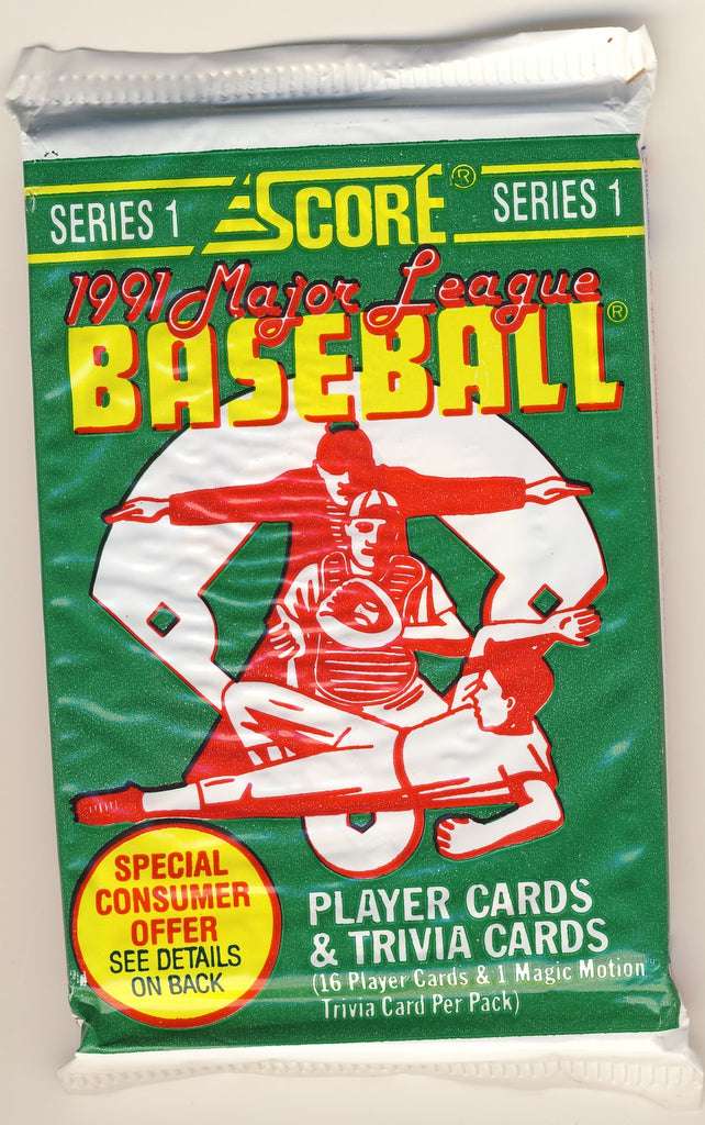 Score 1991 Baseball Cards.