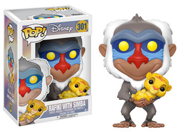 Funko POP Disney: Lion King - Rafiki With Simba