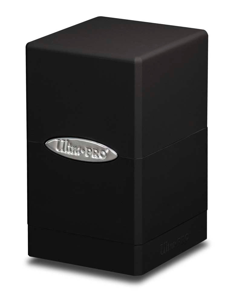 Ultra Pro Deck Box Satin Tower Version 2 Black.