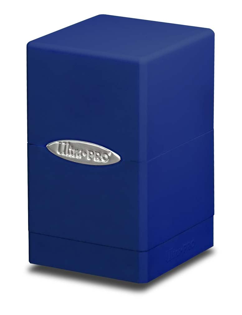 Ultra Pro Deck Box Satin Tower Version 2 Blue.