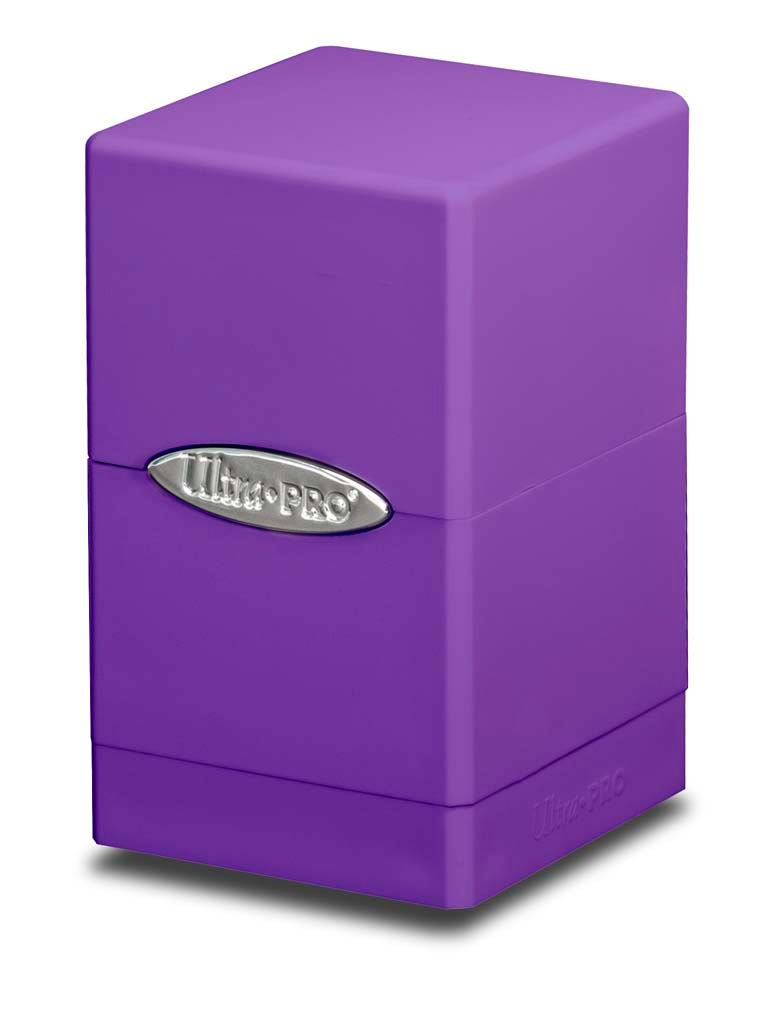 Ultra Pro Deck Box Satin Tower Version 2 Purple.