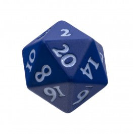 Ultra Pro D20 Heavy Metal Dice Vivid Blue.