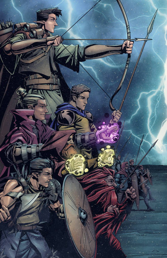 Hardly Heroes Issue #6: Dan Zay Cover A Full Art.
