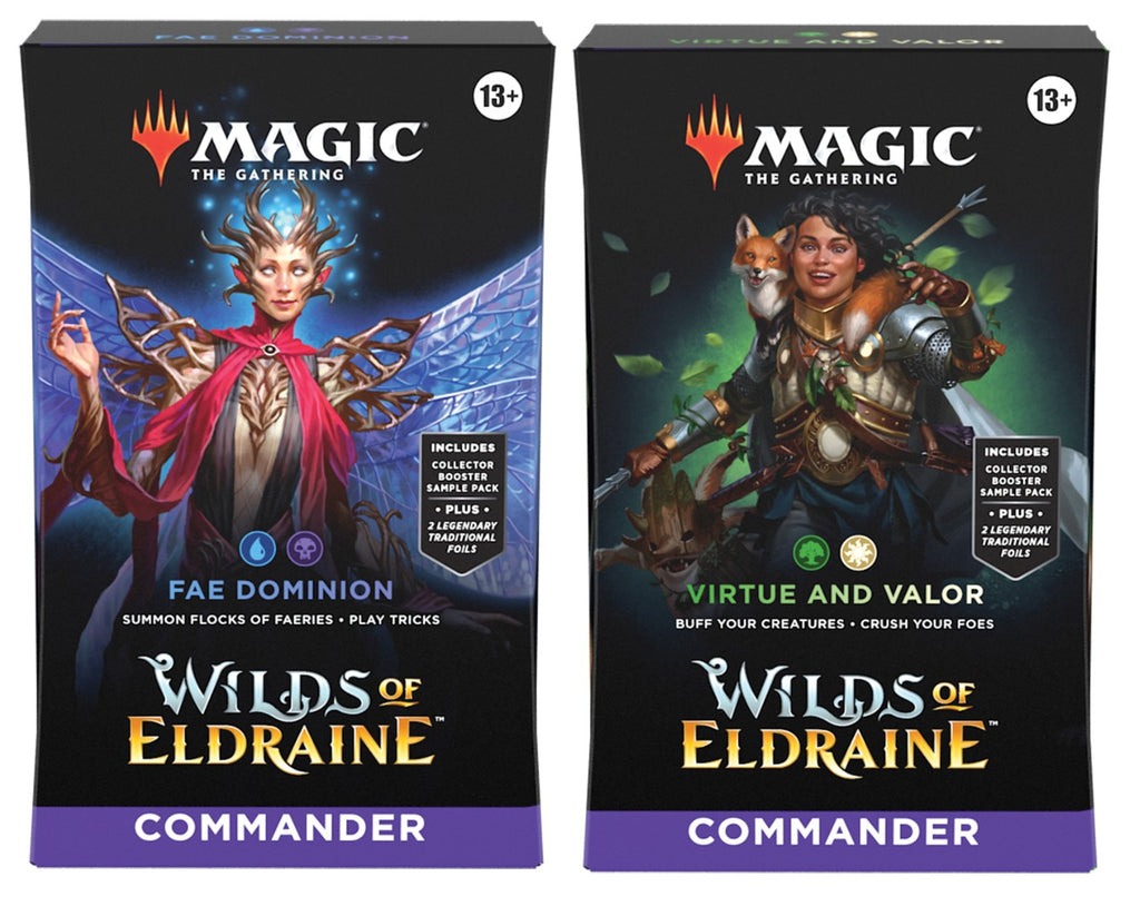 Magic: The Gathering - Wilds of Eldraine Commander Fae Dominion.