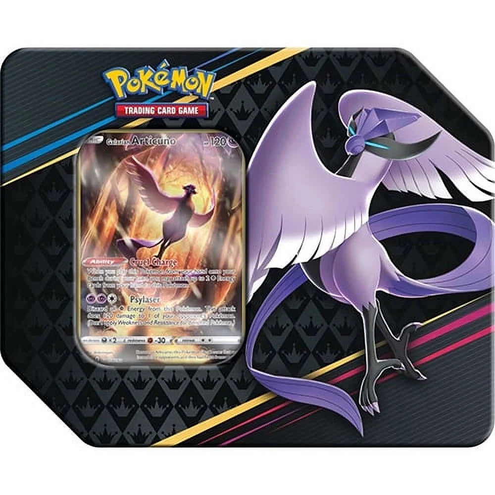 2023 Collectors Crown Zenith Tin - GALARIAN ARTICUNO (5 Packs & 1 Foil Promo)