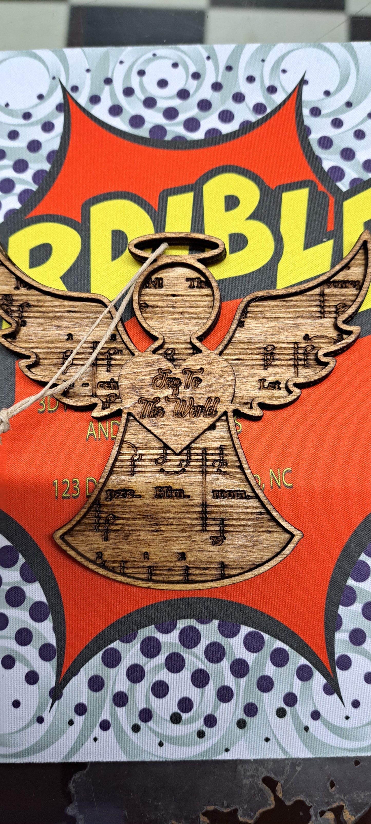 Christmas Carol Angel Ornaments