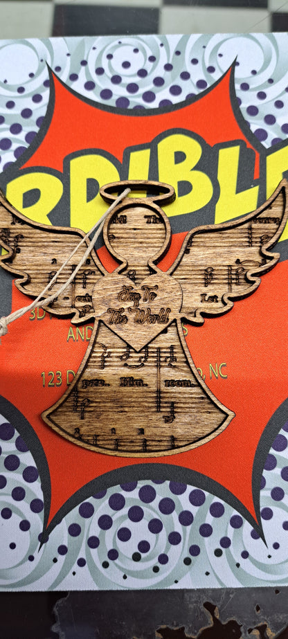 Christmas Carol Angel Ornaments