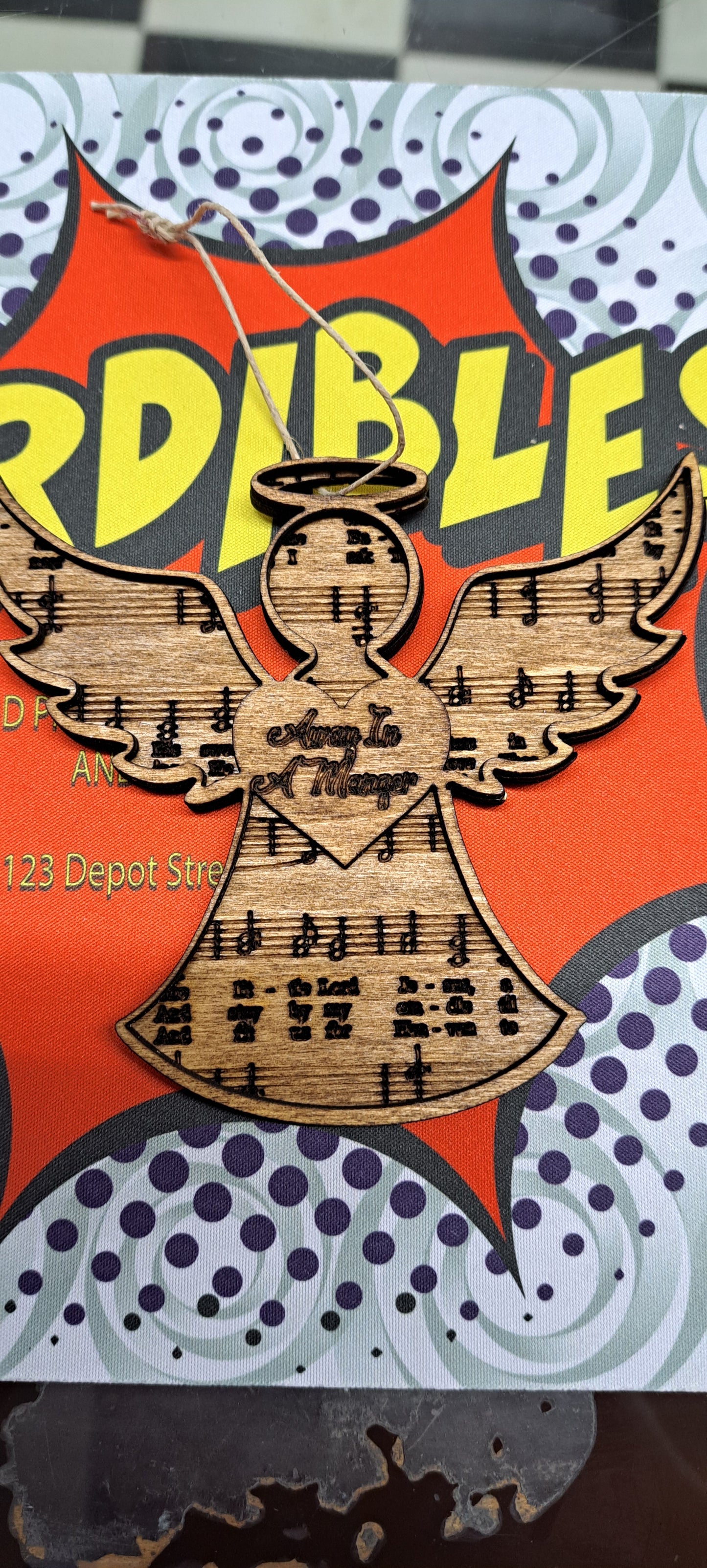 Christmas Carol Angel Ornaments