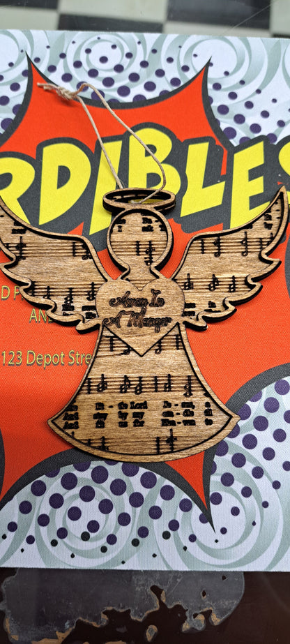 Christmas Carol Angel Ornaments