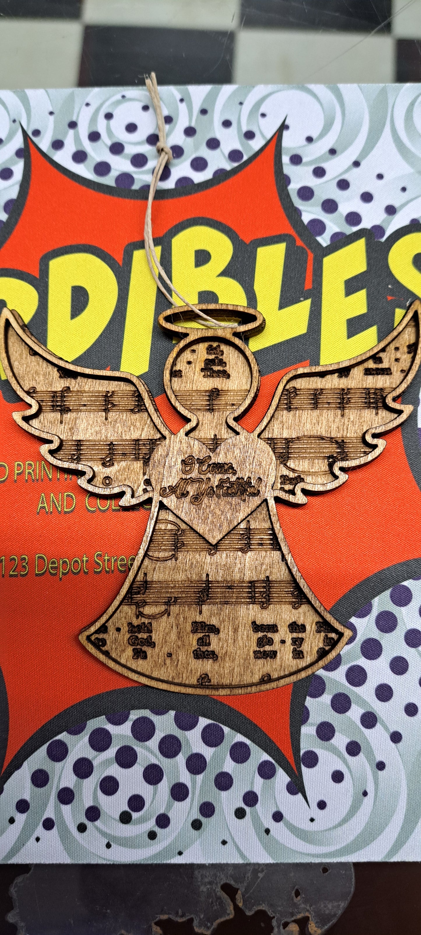 Christmas Carol Angel Ornaments