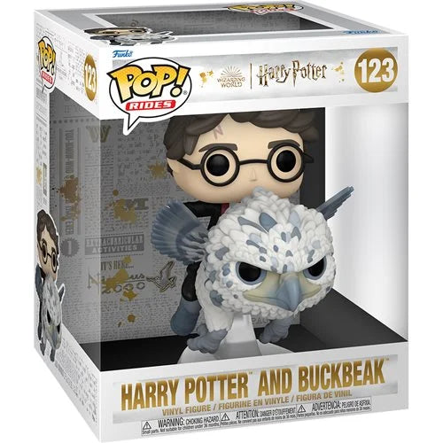Harry Potter and the Prisoner of Azkaban Harry Potter and Buckbeak Deluxe Funko Pop! Ride #123.