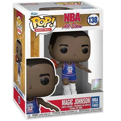 NBA Legends Magic Johnson Blue All-Star Uniform 1992 Funko Pop! Vinyl Figure #138