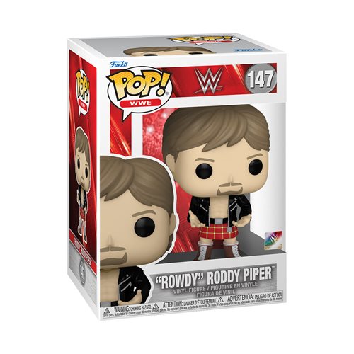 WWE WrestleMania 40 Funko Pop! Vinyl Figure Rowdy Roddy Piper.