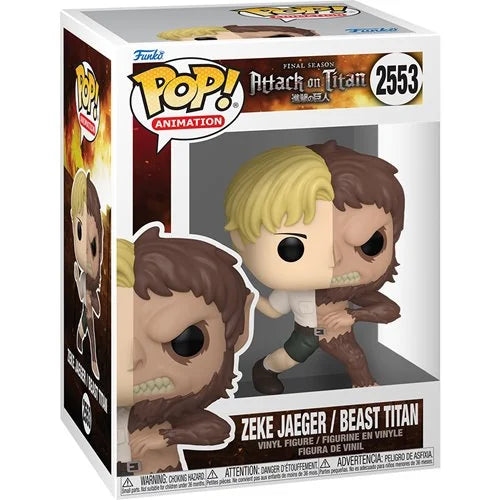 Attack on Titan Zeke Jaeger/Beast Titan Funko Pop! Vinyl Figure #2553