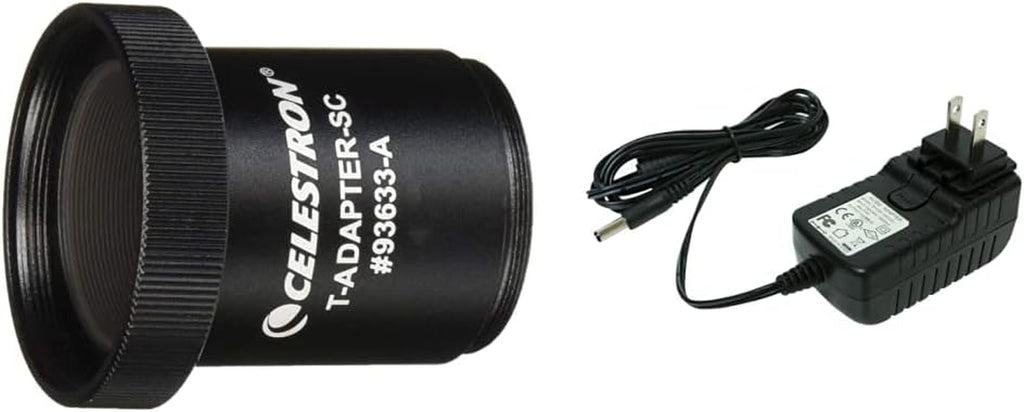T-Adapter with SCT 5, 6, 8 with 9.25, 11, 14, Black (93633-A) and  18778 AC Adapter (Black)