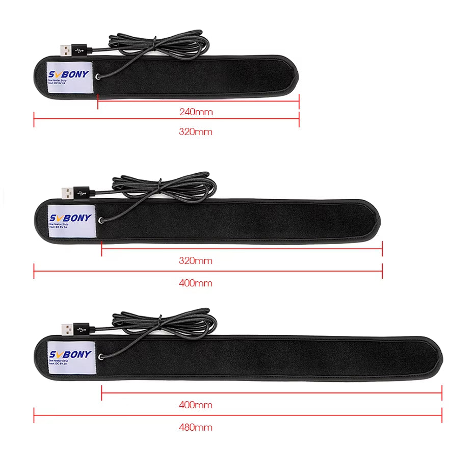 Lens Heater Warmer Dew Heater Strip for Telescopes and Camera Lens 240(D:76Mm)/320(D:102Mm)/400Mm(D:127Mm) SV172