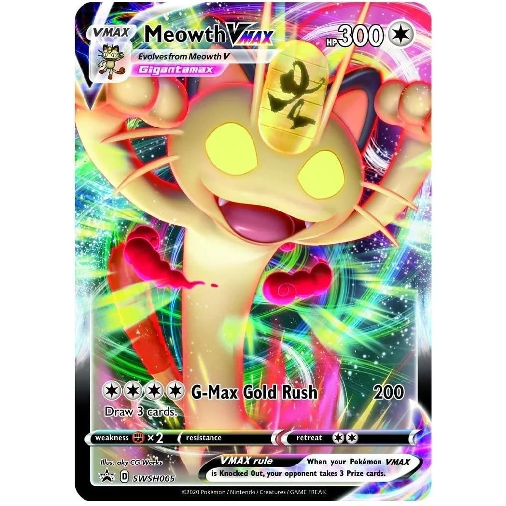 Meowth V Meowth VMAX Special Collection Trading Card Game Box Fury Swipes