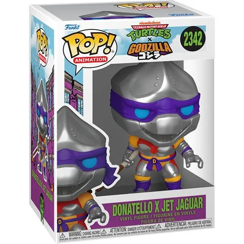 Teenage Mutant Ninja Turtles x Godzilla Donatello x Jet Jaguar Funko Pop! Vinyl Figure #2342