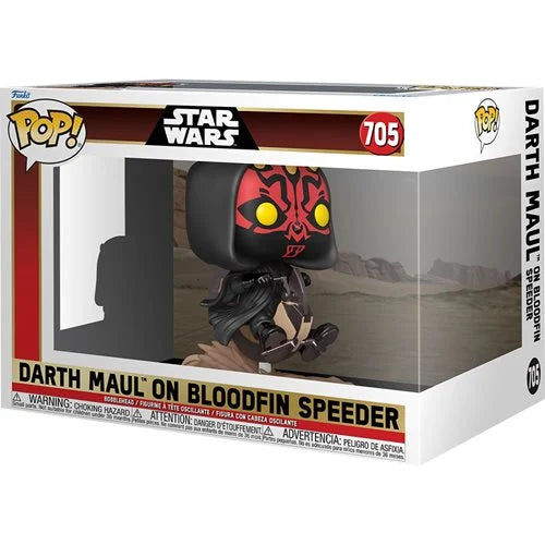 Star Wars: Episode I - The Phantom Menace Darth Maul on Bloodfin Speeder Deluxe Funko Pop! Ride #705.