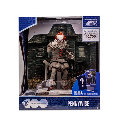 Movie Maniacs WB 100 Wave 5 6-Inch Scale Posed Figure Pennywise.