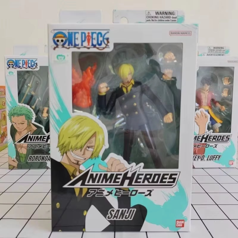 One Piece Sanji Anime Figures Model Tabletop Ornament Action Assembly Model Doll Action Figure Toys for Kids Gift Collectible
