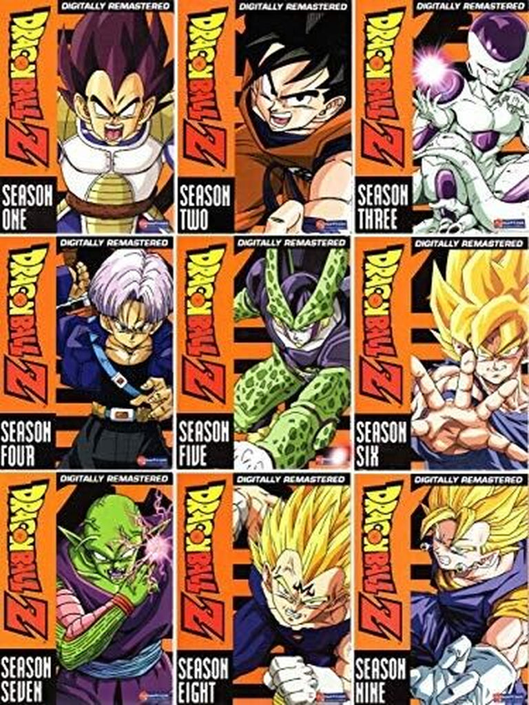 DRAGON BALL Z the Complete UNCUT Season 1-9 DVD Series 1 2 3 4 5 6 7 8 9 New