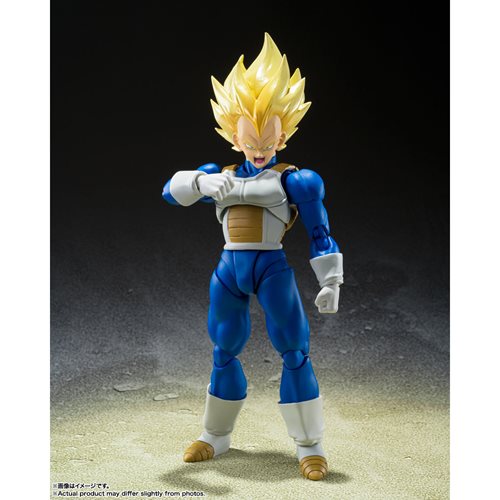 Dragon Ball Z Super Saiyan Vegeta Awakened Super Saiyan Blood S.H.Figuarts Action Figure - Reissue
