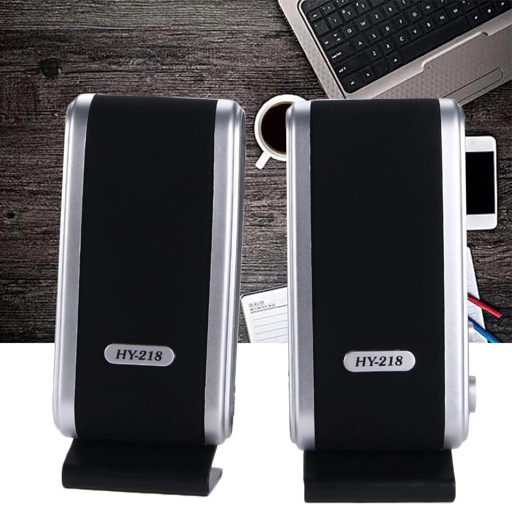 USB Power Wired Computer Speakers Stereo 3.5Mm Jack for Desktop PC Laptop New