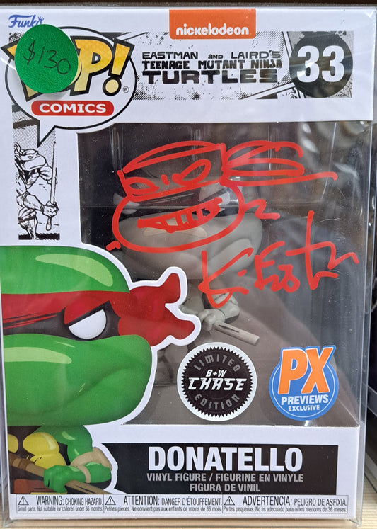 Donatello signed by Kevin Eastman