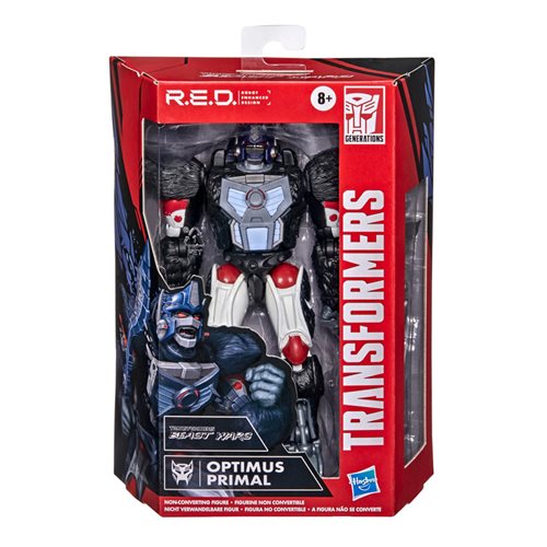 Transformers R.E.D. 6-Inch Action Figures Wave Optimus Primal.