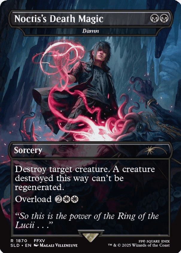 Magic the Gathering Secret Lair Final Fantasy Grimoire Foil Set (English)