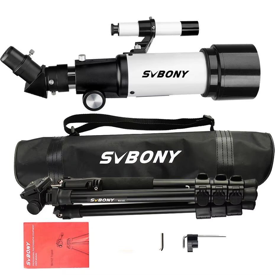 SV501P Telescope for Beginners Adults, Astronomical Refracting Telescope for Gift Moon Planets, Astronomical Telescope