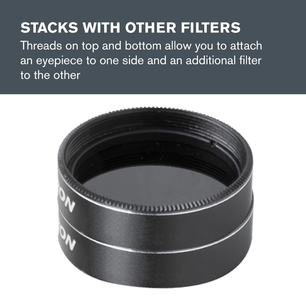 Celestron – Telescope Moon Filter – Eyepiece Accessory – Reduces Moon Glare A...