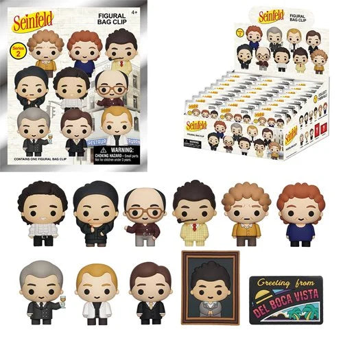 Seinfeld Series 2 3D Foam Bag Clip.