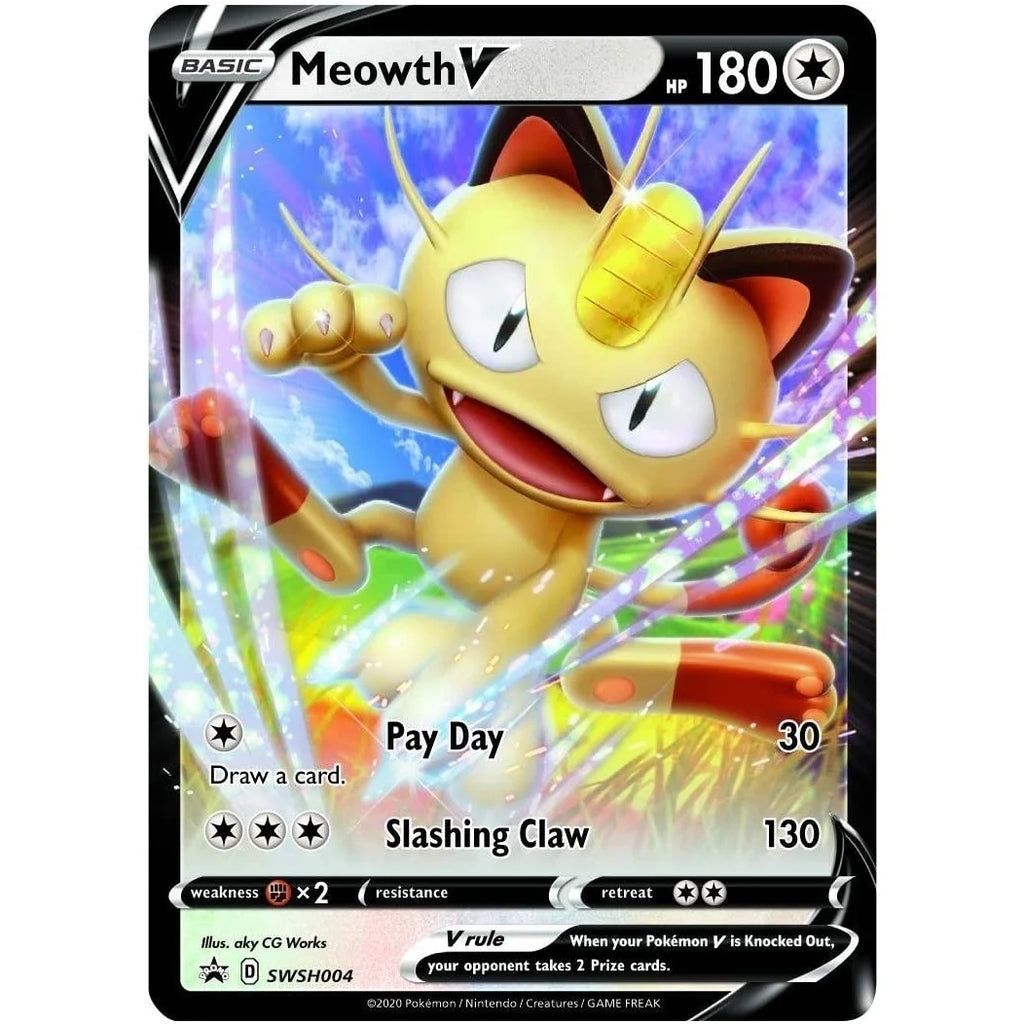 Meowth V Meowth VMAX Special Collection Trading Card Game Box Fury Swipes