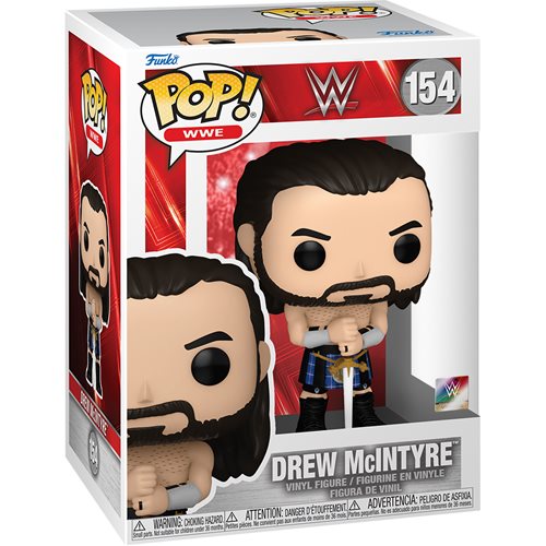 WWE Drew McIntyre with Sword Funko Pop! Vinyl Figure #154.