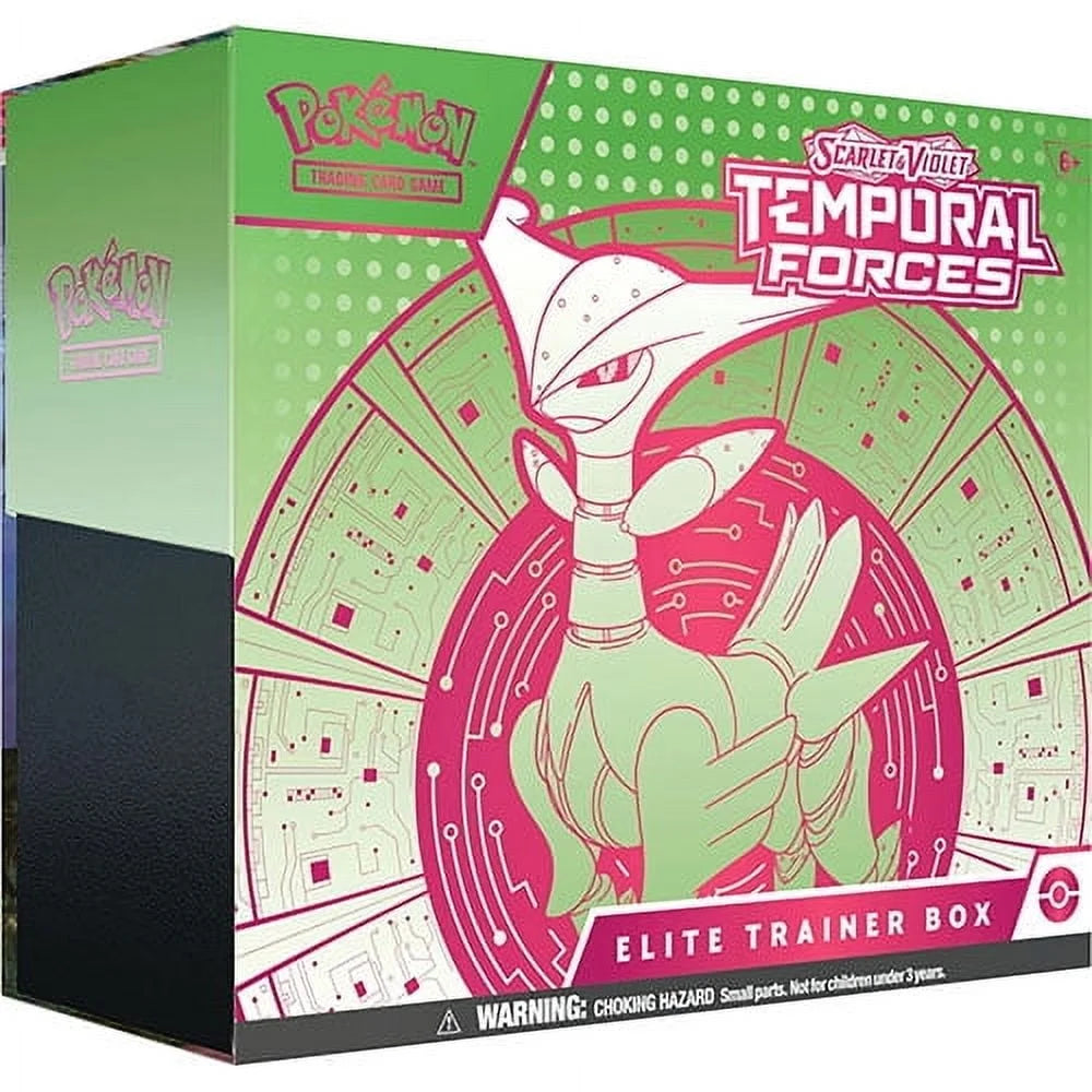 Cards Scarlet & Violet Temporal Forces - ELITE TRAINER BOX [Iron Leaves][Green]