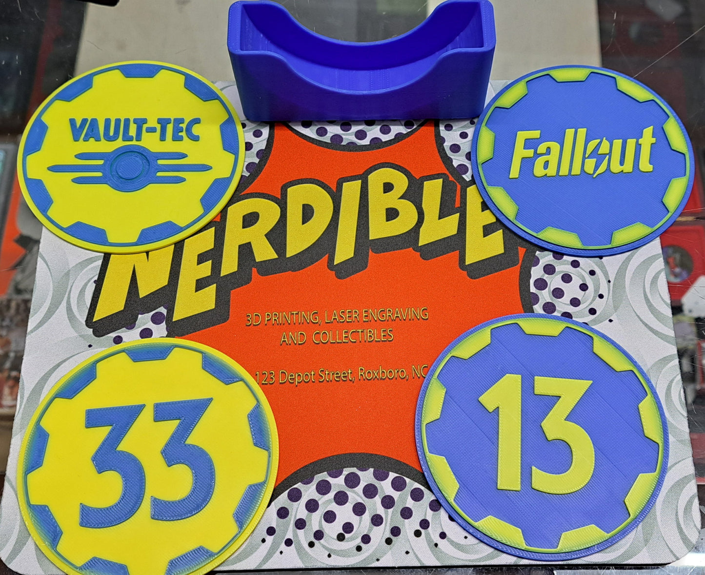 Fallout Vault Coasters - Set of 4