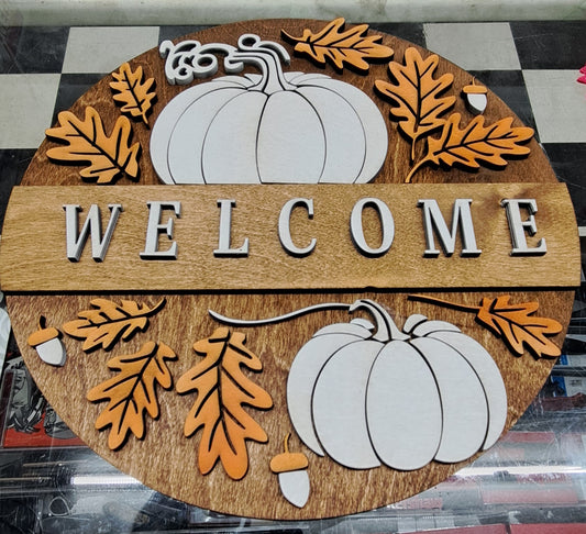 Fall Welcome Sign
