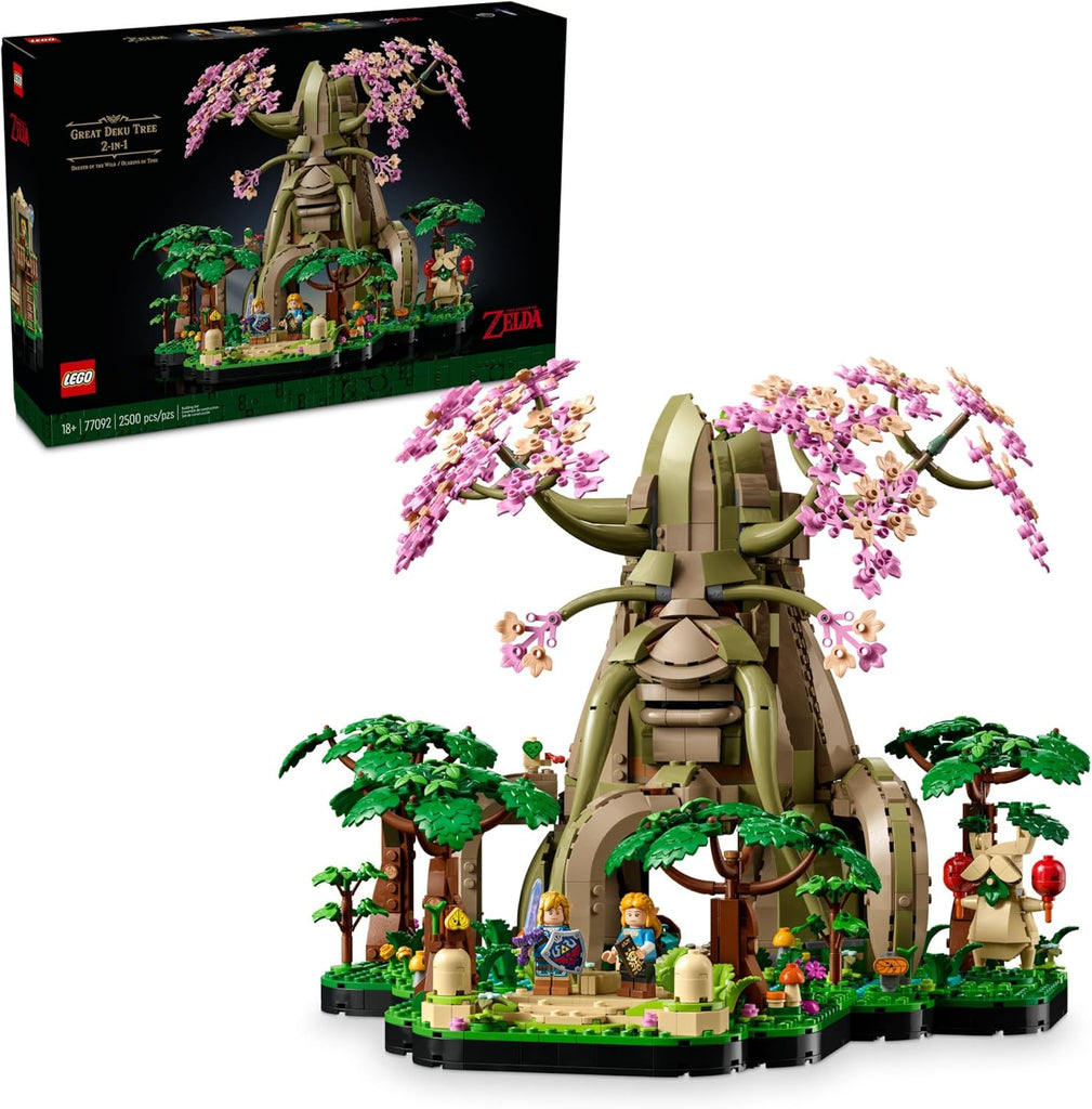 the Legend of Zelda Great Deku Tree 2In1 - Model Building Set for Adults, Ages 18+ - Collectible Zelda Kit for Home Decor, Office or Bedroom - Gift Idea for Fans of Video Game - 77092
