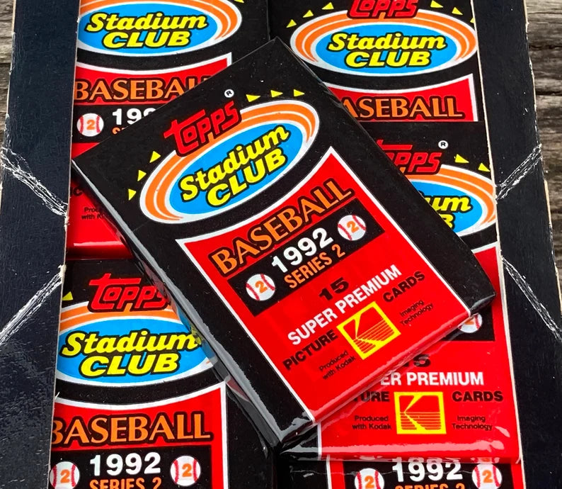 Topps Stadium Club Baseball Cards 1992.