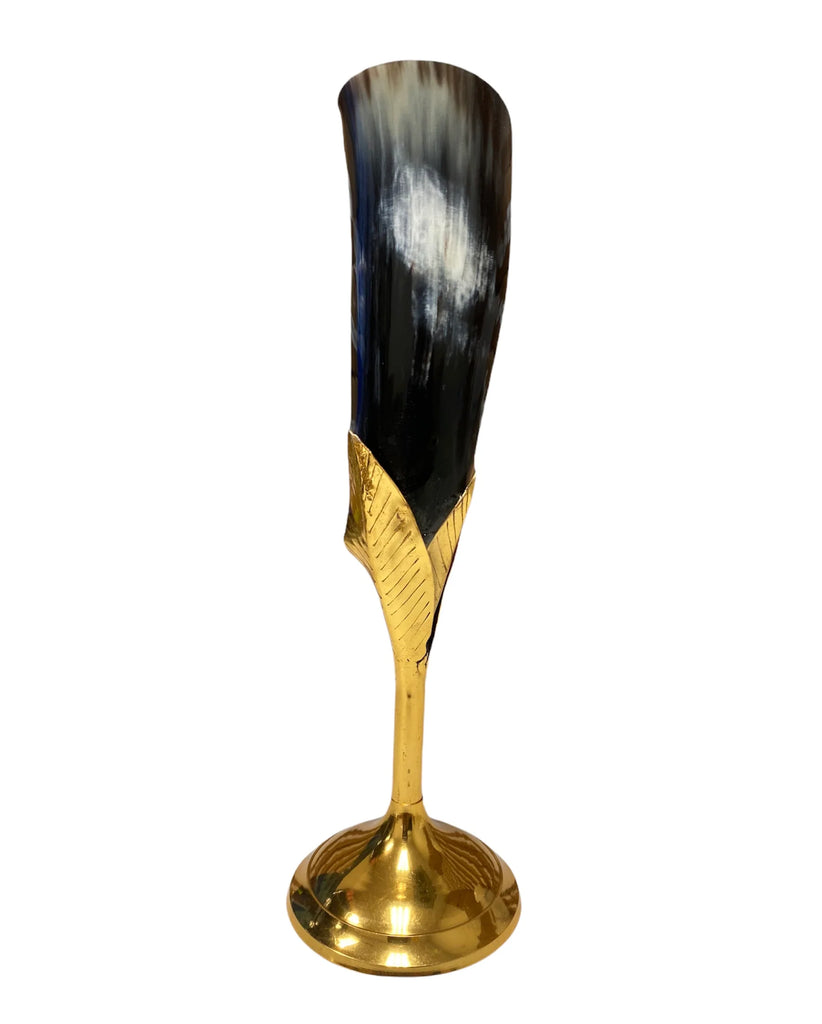 Horn Goblet- 4oz- Gold.