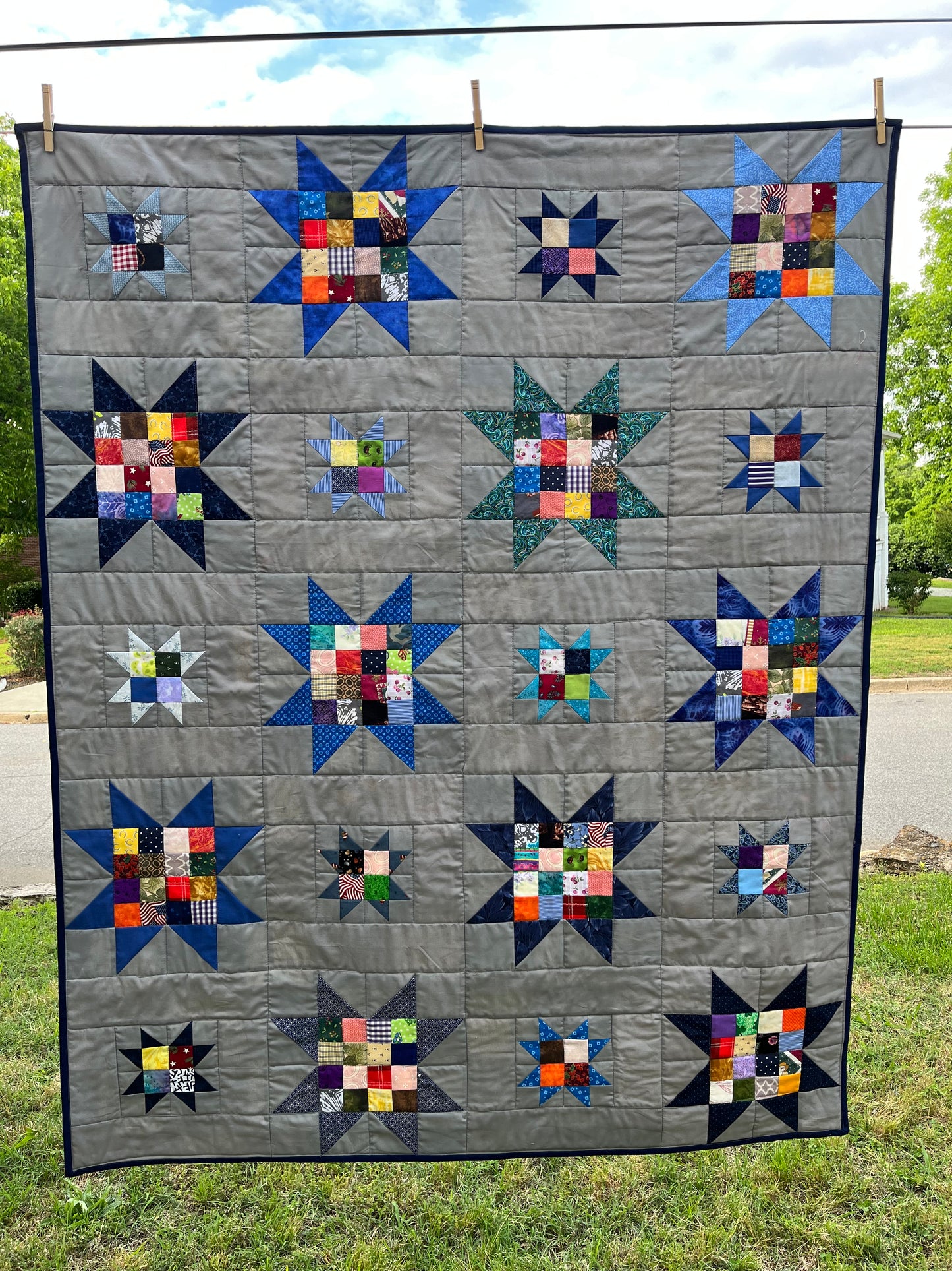Handmade Quilt 48.5" x 60"