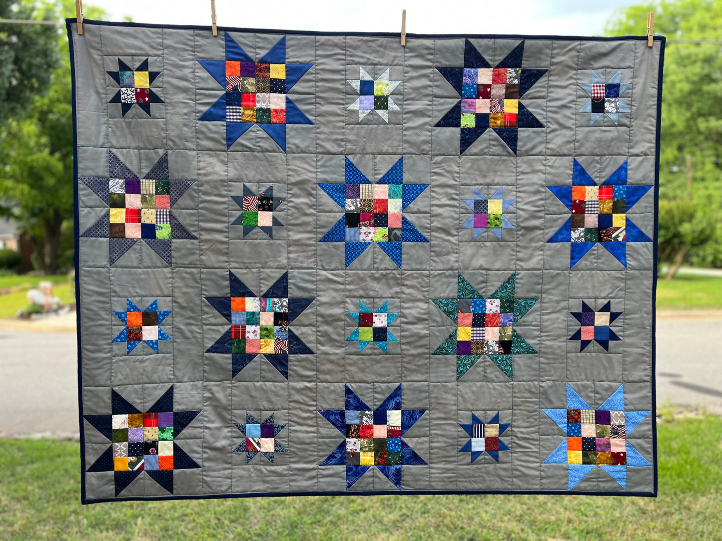 Handmade Quilt 48.5" x 60"